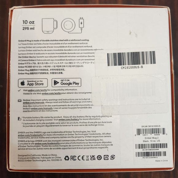 Ember - Temperature Control Smart Mug 2 - 10 oz - Picture 7 of 10